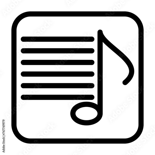 Song Lyrics Icon