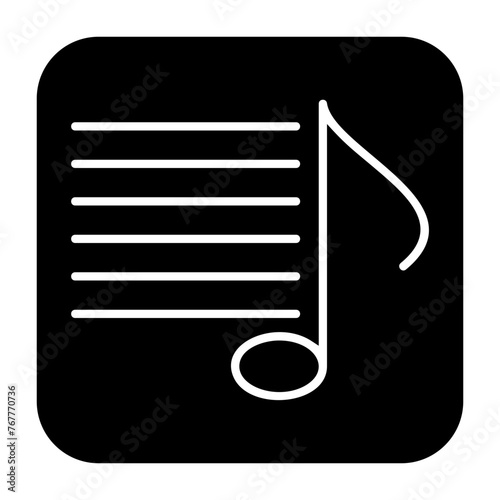 Song Lyrics Icon