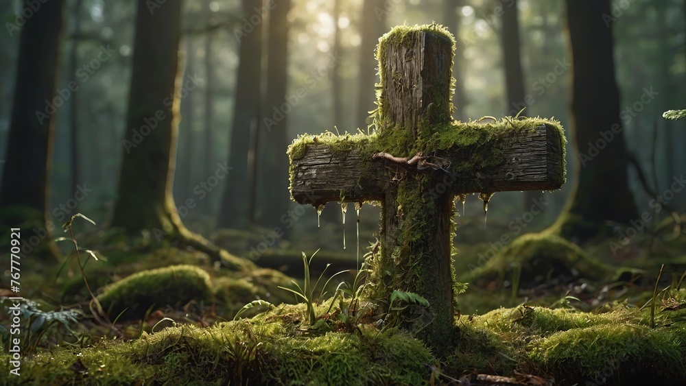 Explore the timeless beauty of the cotton cross, enshrouded in moss, standing as a silent witness to the enduring grace of the green forest. Explore the timeless beauty of the cotton cross, enshrouded in moss, standing as a silent witness to the enduring grace of the green forest.