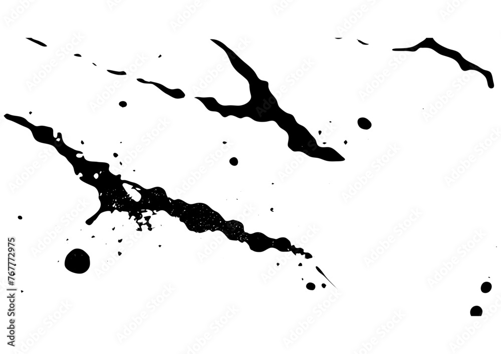 ink splat ink  Isolated on transparent Background