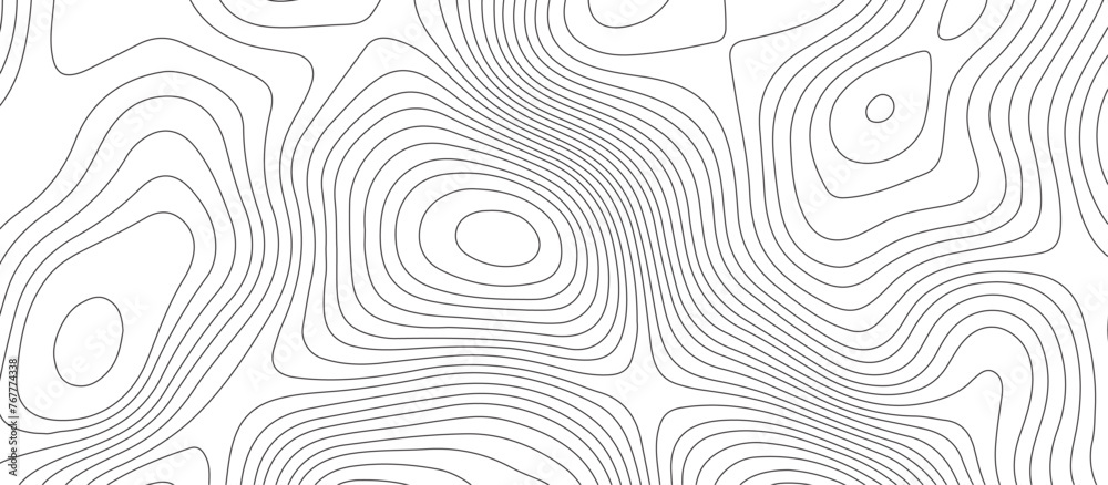 Topographic map background geographic line map pattern .panorama view black color wave curve lines .geographic mountain relief abstract grid .the concept map of a conditional geography map .