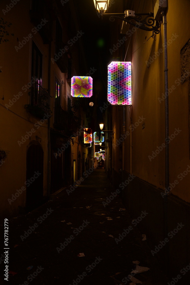 Salerno, campania, italia, natale, luci d'artista,