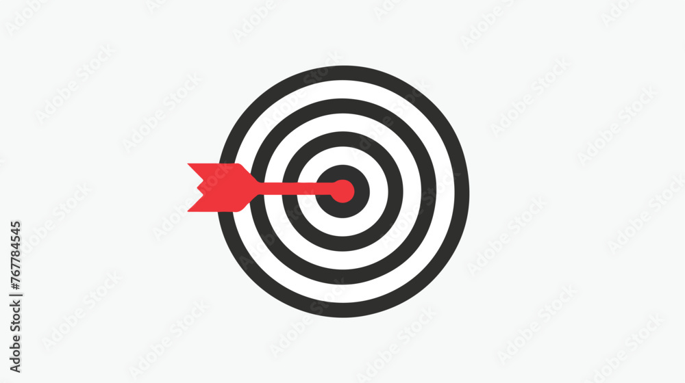 Target focus icon symbol design
