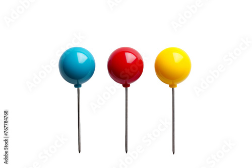 Trio of Whimsical Lollipops Dance on White Canvas. On a White or Clear Surface PNG Transparent Background. © Usama