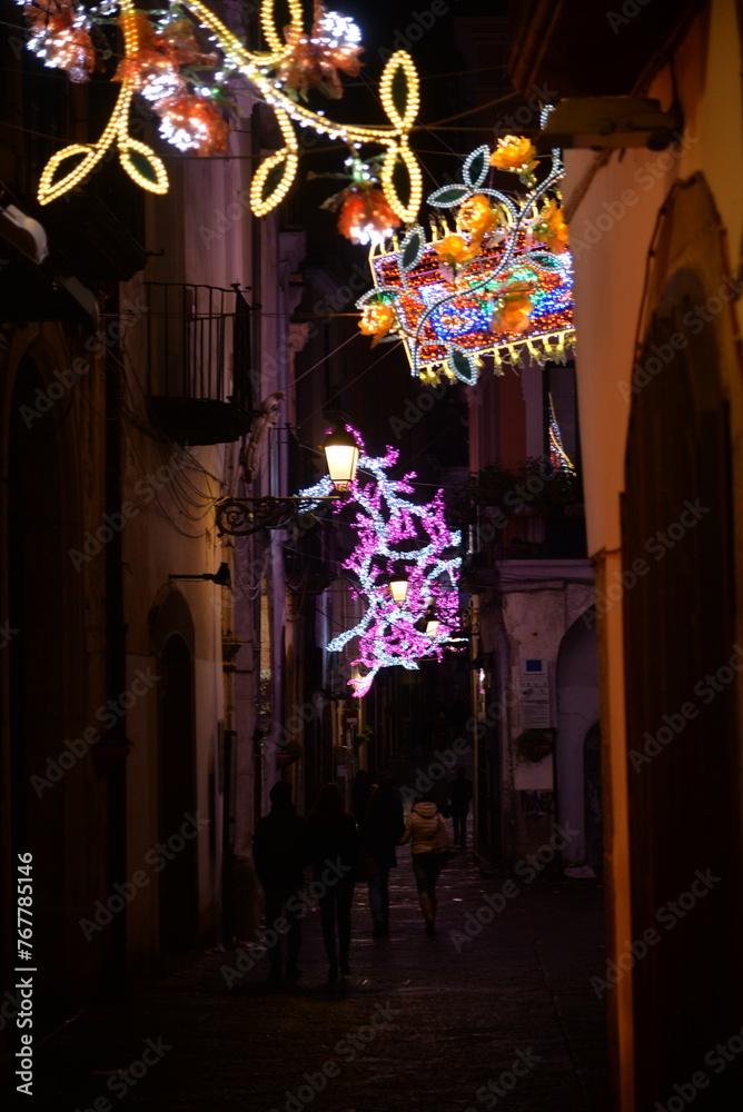 Salerno, campania, italia, natale, luci d'artista,