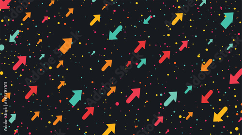 Vector Confetti Background Pattern. Element of design