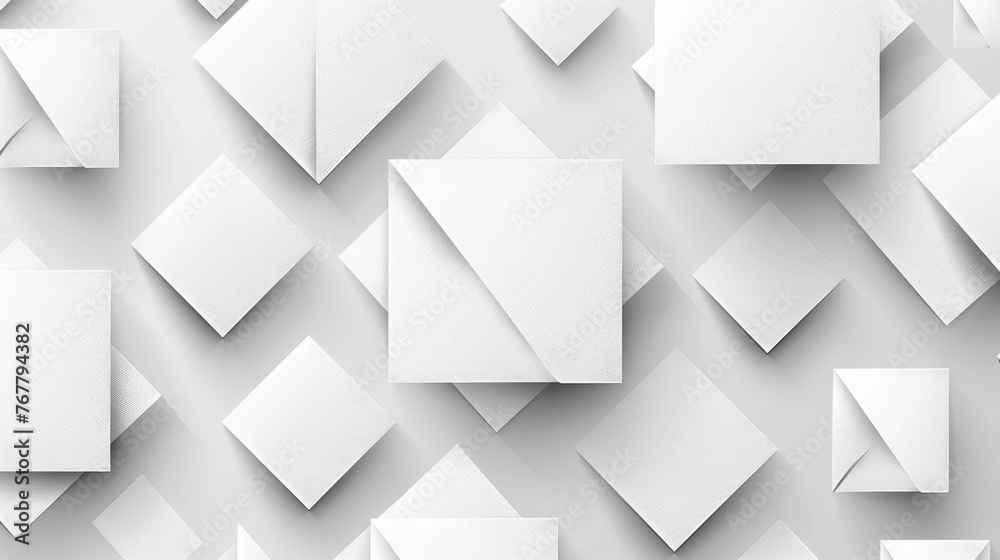Fototapeta premium White Squares and Rectangles