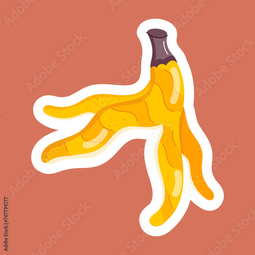 Banana Delicacies Flat Stickers 
