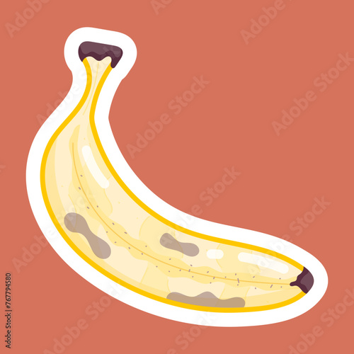 Banana Delicacies Flat Stickers  