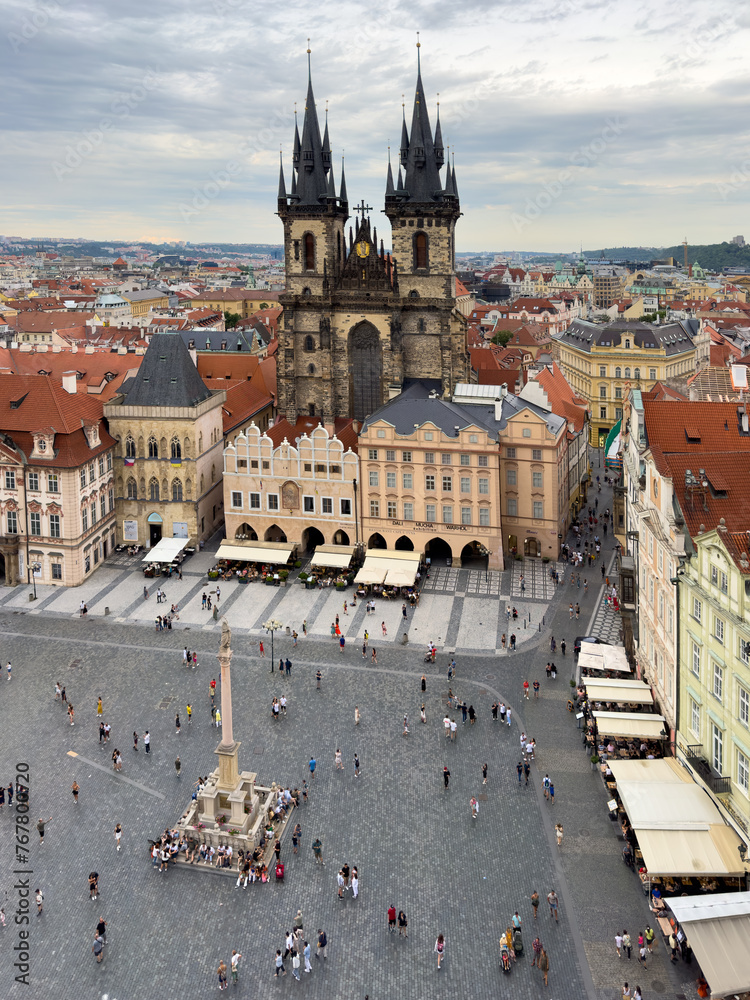 Obraz premium Praga, Piazza della Città Vecchia