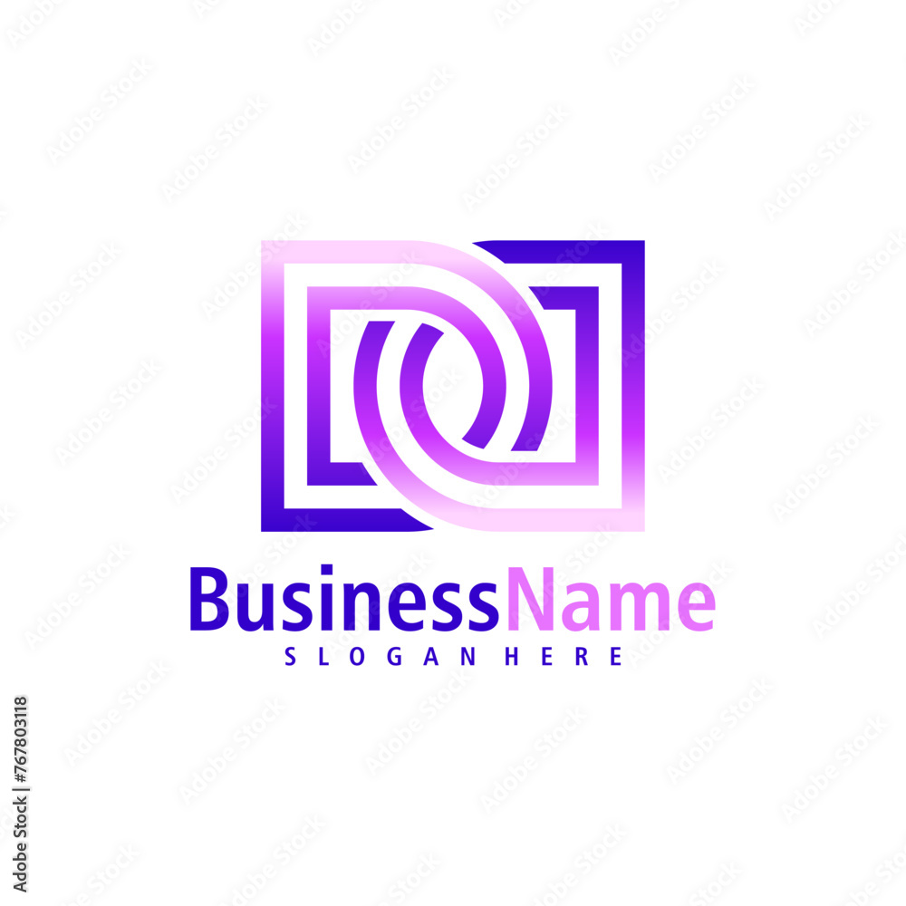 Letter D logo design vector. Creative Initial D logo concepts template Letter D logo design vector. Creative Initial D logo concepts template