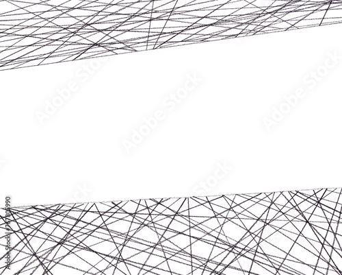 手描きのランダムな網模様とコピースペースが入ったシンプルな背景