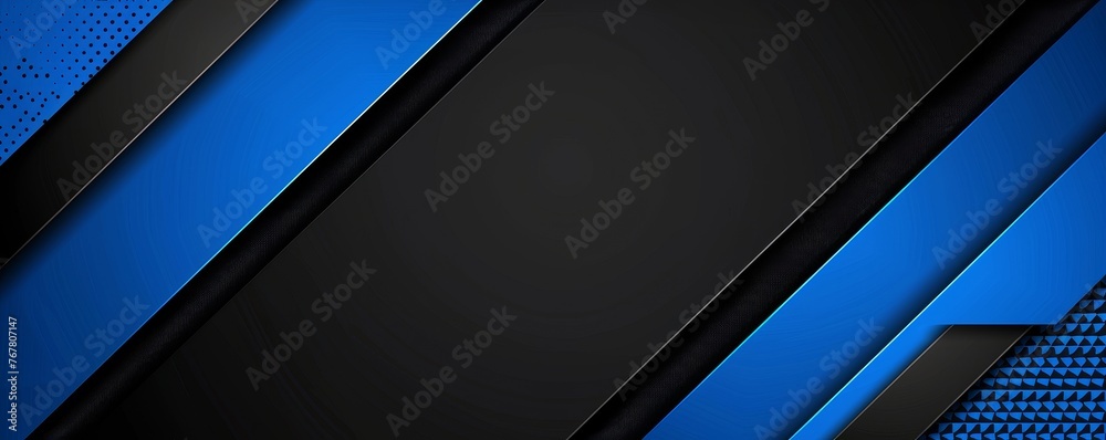 Create a modern aesthetic with a futuristic black and blue backdrop, premium metal effect, dynamic shadows, and abstract geometry. Create a modern aesthetic with a futuristic black and blue backdrop, premium metal effect, dynamic shadows, and abstract geometry.