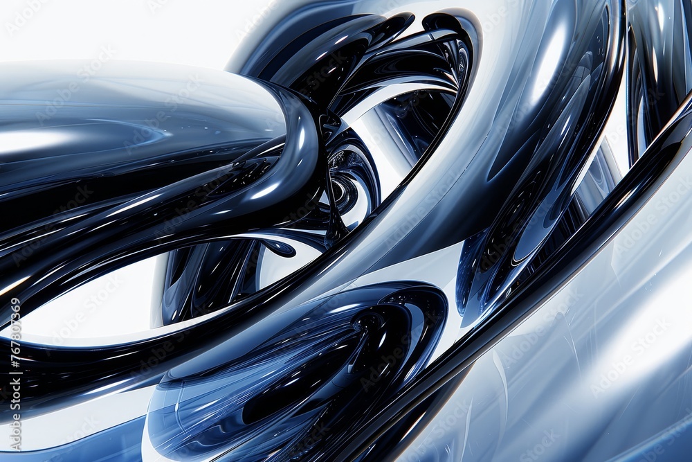 High-tech abstract art showcases bold black and blue contrast, with dynamic geometric shapes and glossy sophistication. High-tech abstract art showcases bold black and blue contrast, with dynamic geometric shapes and glossy sophistication.