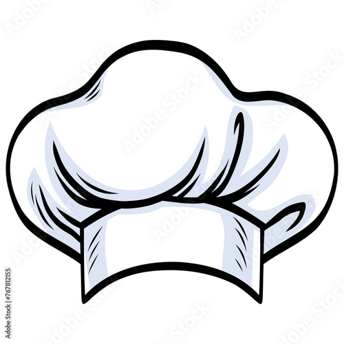 Chef Hat Cap Illustration Doodle Drawing Art Icon