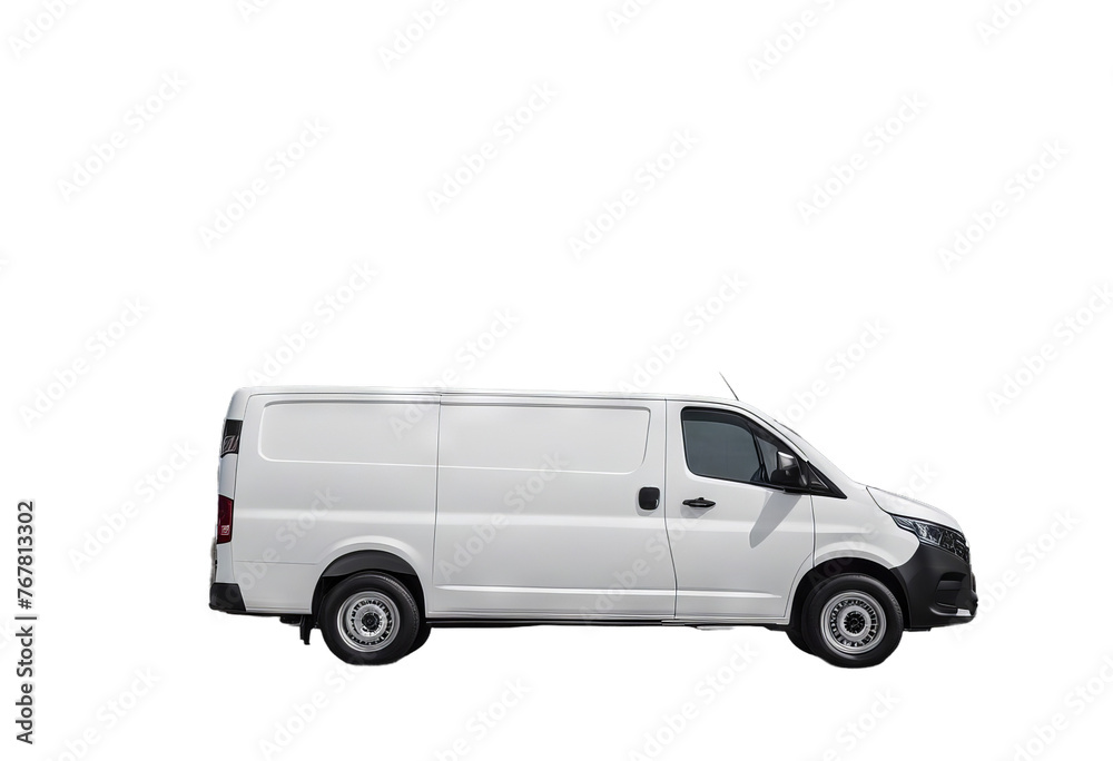 cargo white van background shipping delivery side transport industry minivan logistic transportation drive cab truck isolated vehicle automobile car service