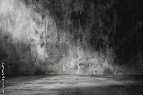 dark and gray abstract cement wall and studio room gradient background