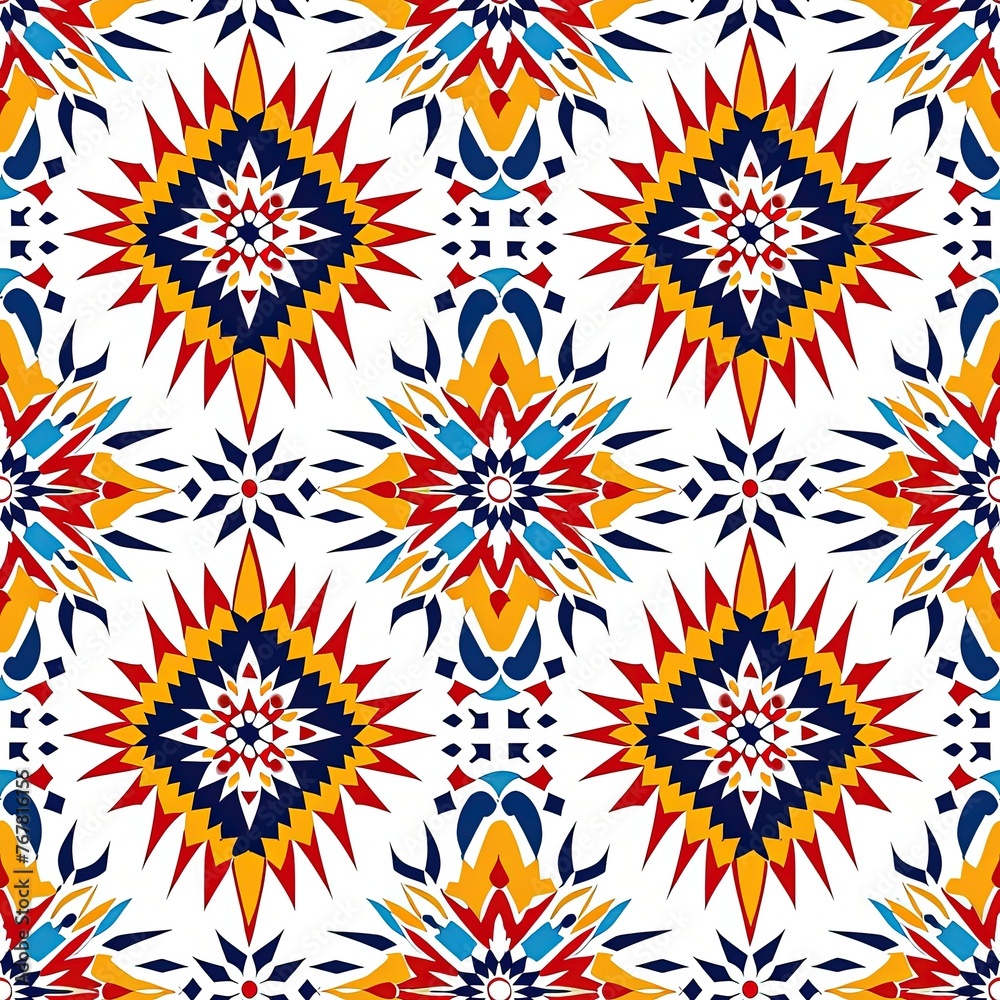 Ethnic Tribal Print Design,Native American Inspired Seamless Textile Pattern Ethnic Tribal Print Design,Native American Inspired Seamless Textile Pattern