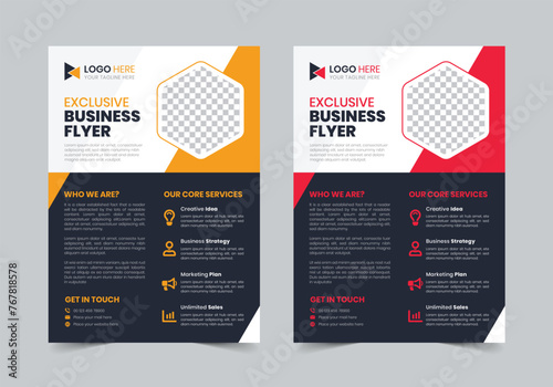 Exclusive Business Flyer Template | A4 | Print Ready