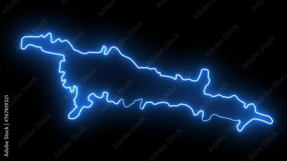 map of Cusco in peru with glowing neon effect map of Cusco in peru with glowing neon effect