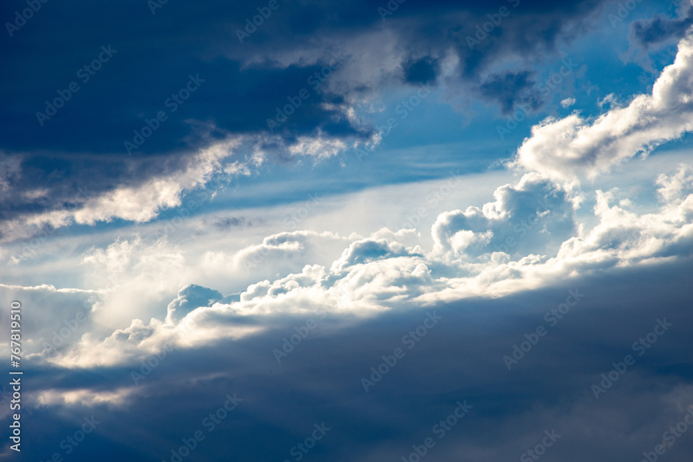 Fototapeta premium white clouds in blue sky