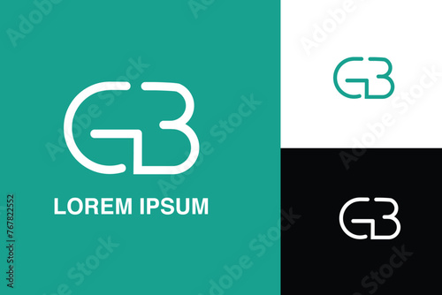 GB, BG, G, B, Abstract Letters Logo Monogram