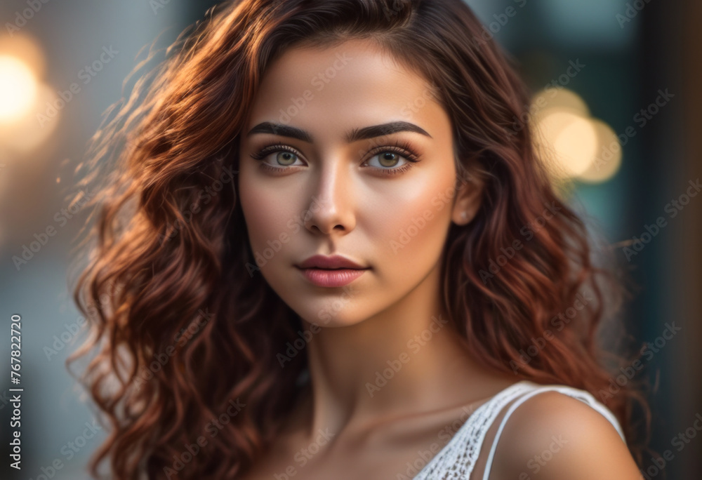 A Portrait Of Breathtakingly Gorgeous, Exotic, Beautiful Woman.
A Portrait Of Breathtakingly Gorgeous, Exotic, Beautiful Woman.