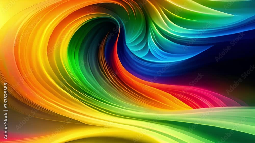 カラフルアブストラクト背景モーション,Generative AI カラフルアブストラクト背景モーション,Generative AI