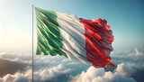 Ilustración Bandera de Italia