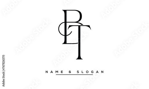 TB, BT, T, B  Abstract Letters Logo Monogram