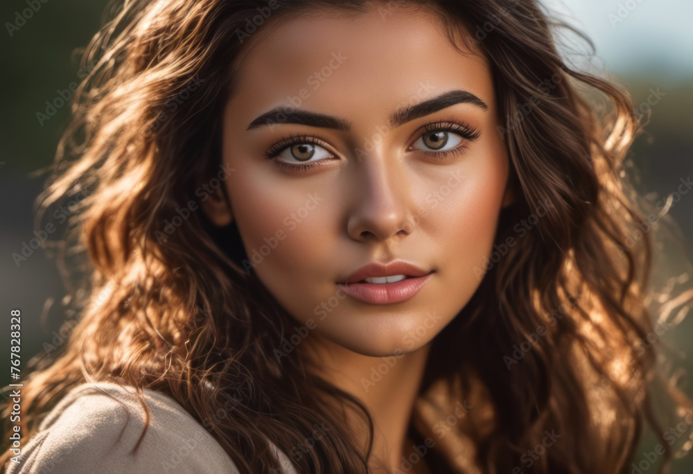 A Portrait Of Breathtakingly Gorgeous, Exotic, Beautiful Woman.
A Portrait Of Breathtakingly Gorgeous, Exotic, Beautiful Woman.