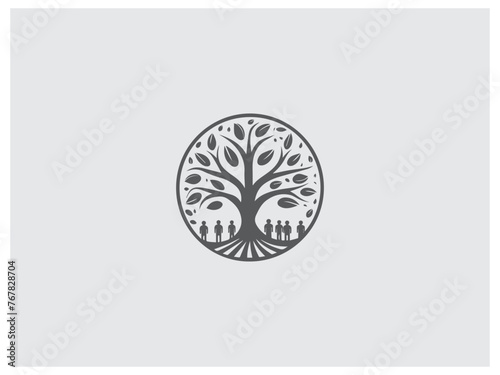 premium community and non-profit logo design vector, vector and illustration,