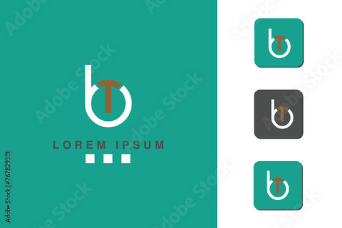 Alphabets Letters TB, BT, Initials Logo Monogram