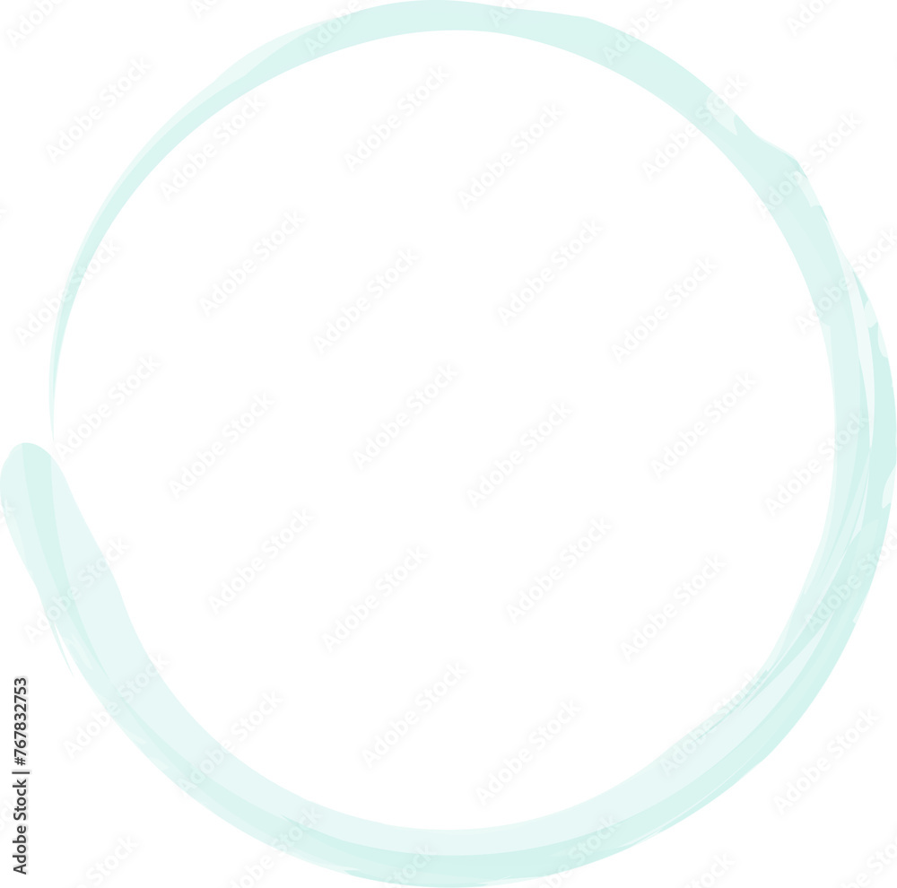 Circle line. Hand drawn Circle line. Hand drawn