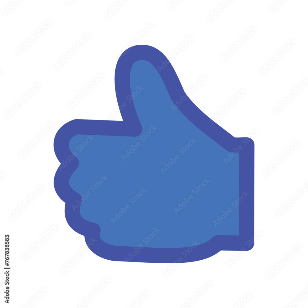 Thumbs up icon vector. Thumbs up sign. Abstract illustration of simple icon in flat style. Graphic design template elements with application UI themes Thumbs up icon vector. Thumbs up sign. Abstract illustration of simple icon in flat style. Graphic design template elements with application UI themes