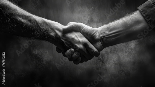 Partnership: A handshake between two individuals