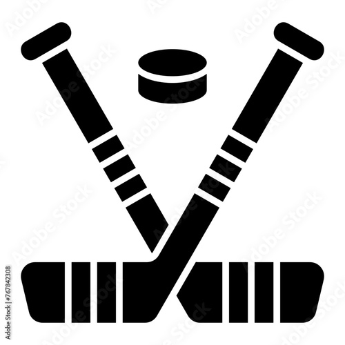   Ice Hockey glyph icon