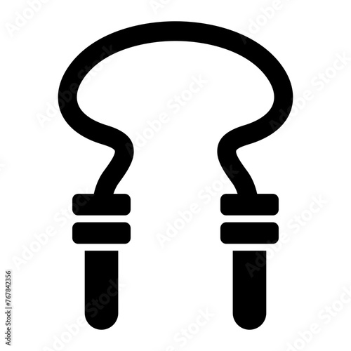  Jumping Rope glyph icon