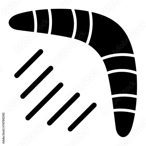   Boomerang glyph icon