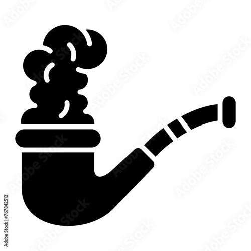   Smoking Pipe glyph icon