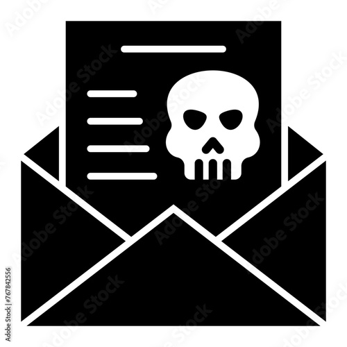   Blackmail glyph icon