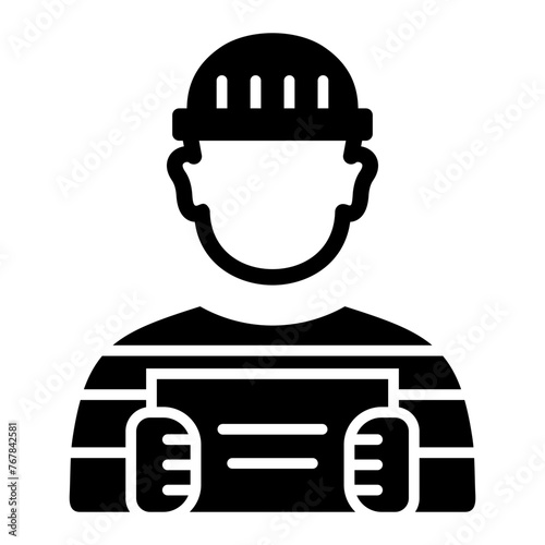   Inmate glyph icon