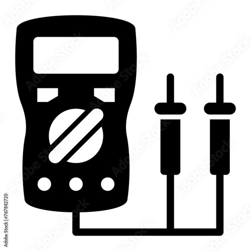   Ammeter glyph icon