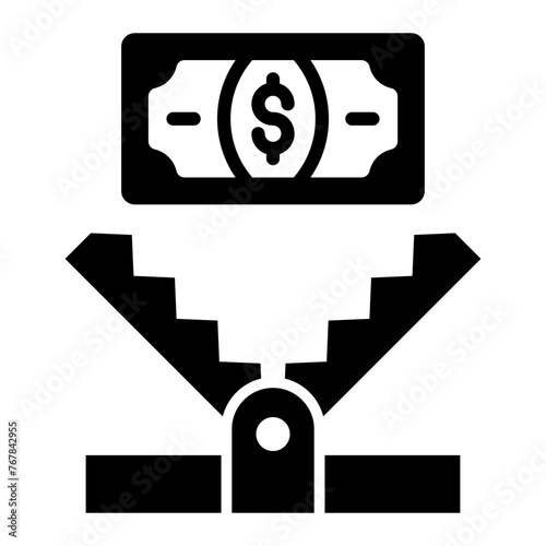   Trap glyph icon