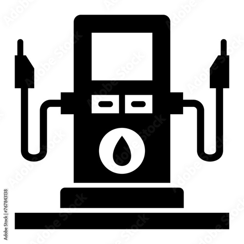   Gas Station glyph icon