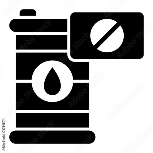   Embargo glyph icon