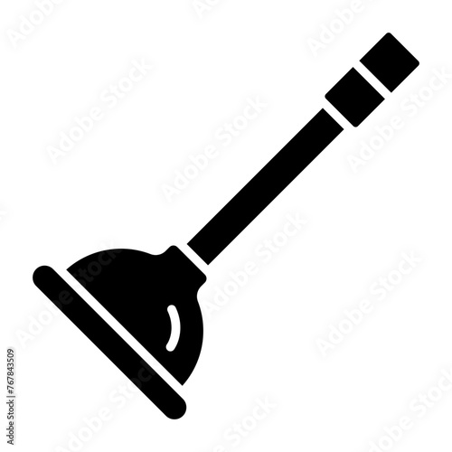   Plunger glyph icon