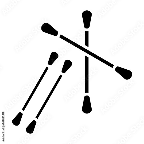   Cotton Swab glyph icon