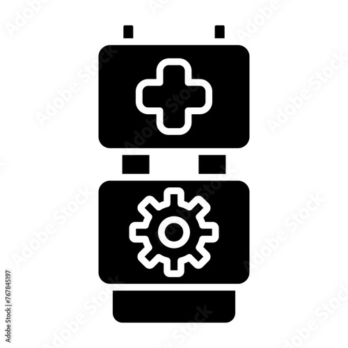   First Responder Toolbox glyph icon