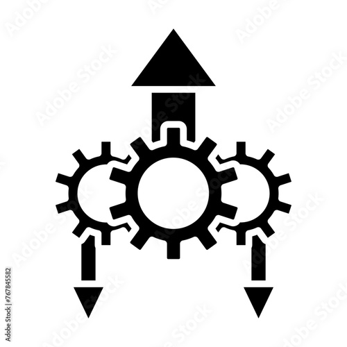   Productivity glyph icon